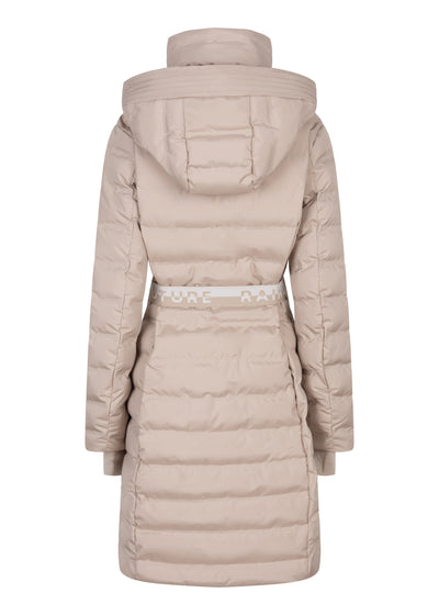 Waterproof Tailored-Fit Puffer Jacket  |  Beige
