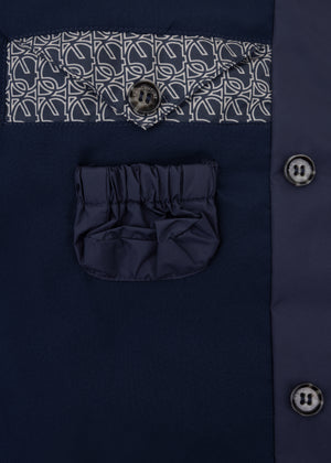 Waterproof Tailored-Fit Puffer Jacket | New Navy