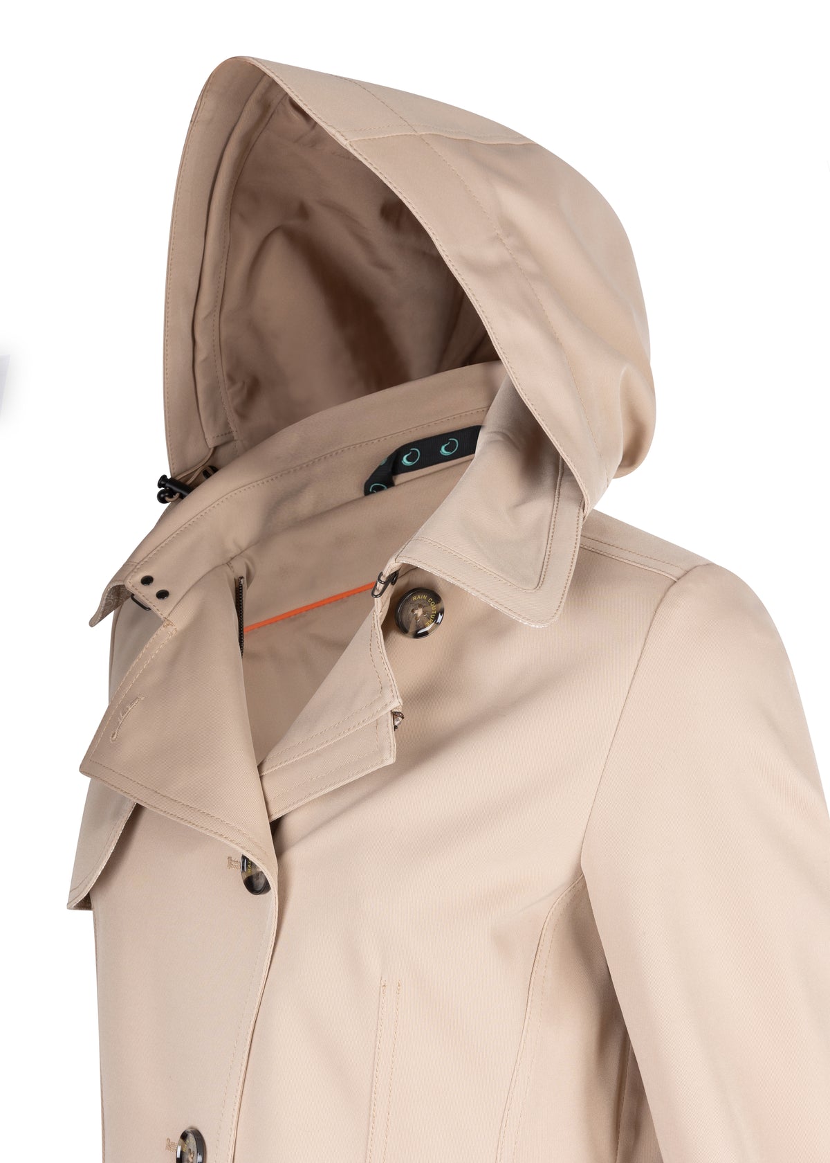 Waterproof Tailored To Fit Trenchcoat  | Beige
