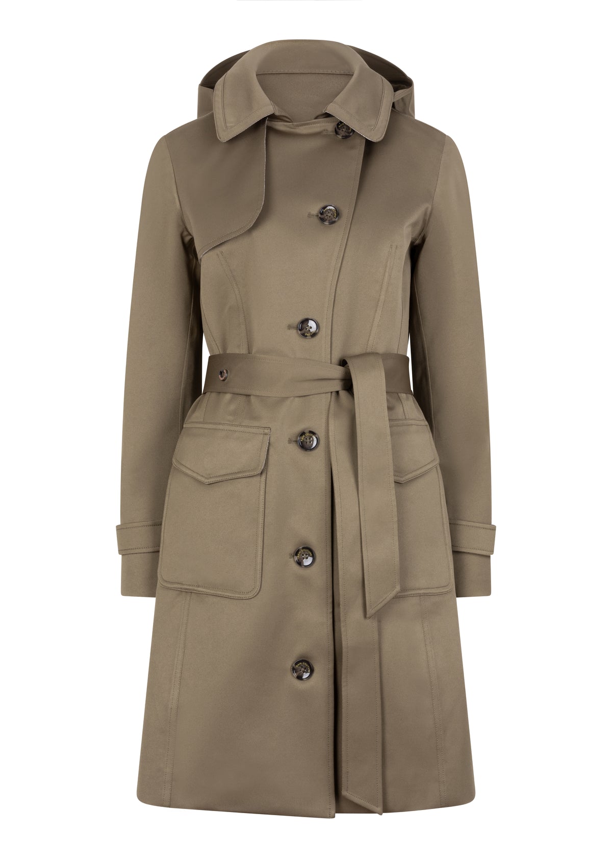Waterproof Tailored To Fit Trenchcoat | Light Green
