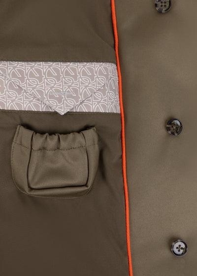 Waterproof Tailored To Fit Trenchcoat | Light Green