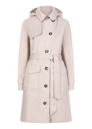 Waterproof Tailored To Fit Trenchcoat  | Sandy Melange
