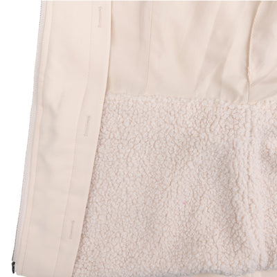 2-In-1 Teddy Jacket & Bodywarmer | Cream