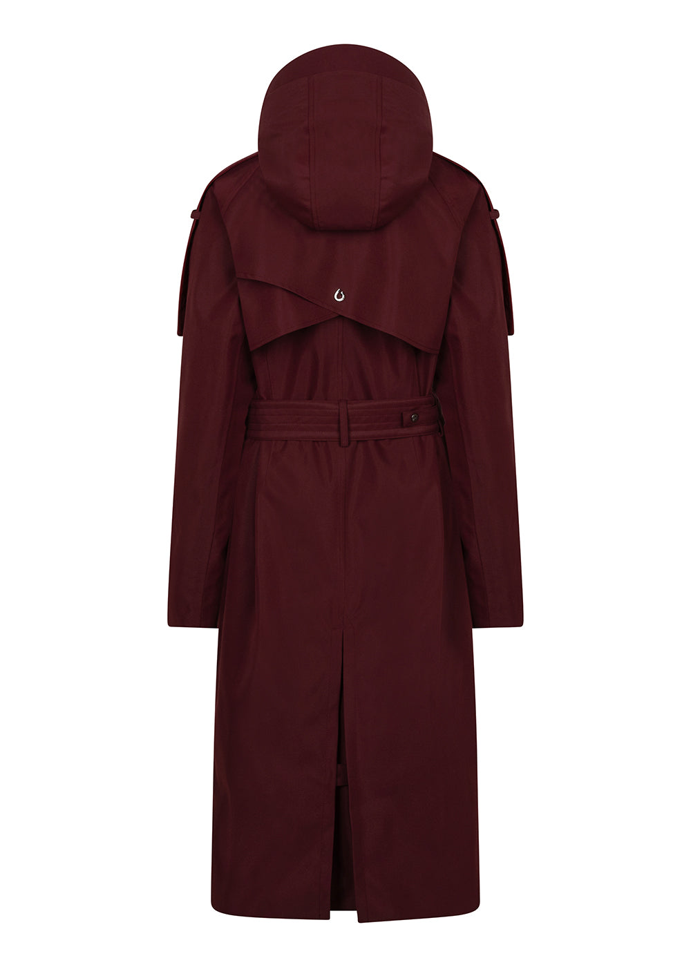 Waterproof Relaxed Fit Trenchcoat  | Burgundy