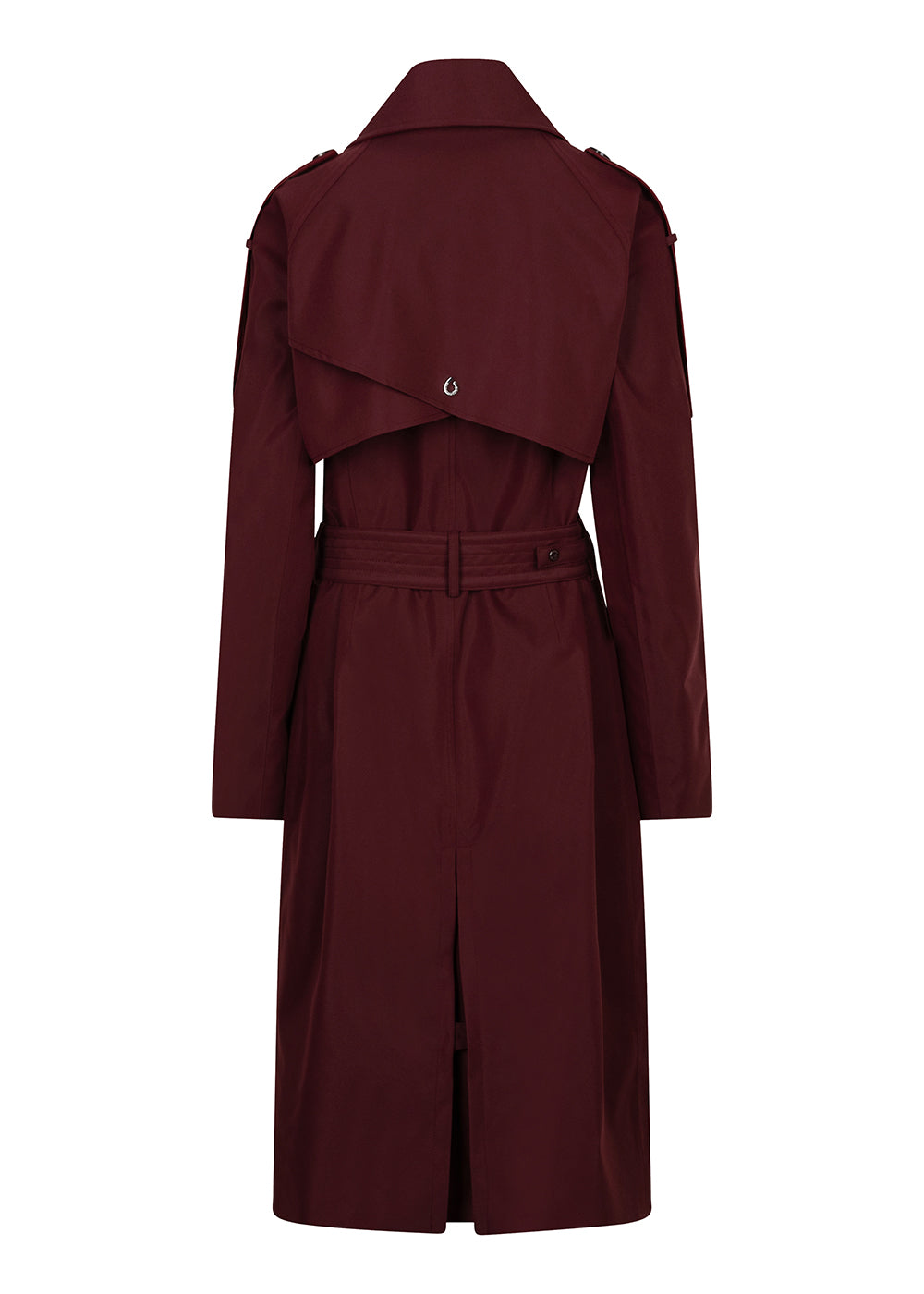 Waterproof Relaxed Fit Trenchcoat  | Burgundy