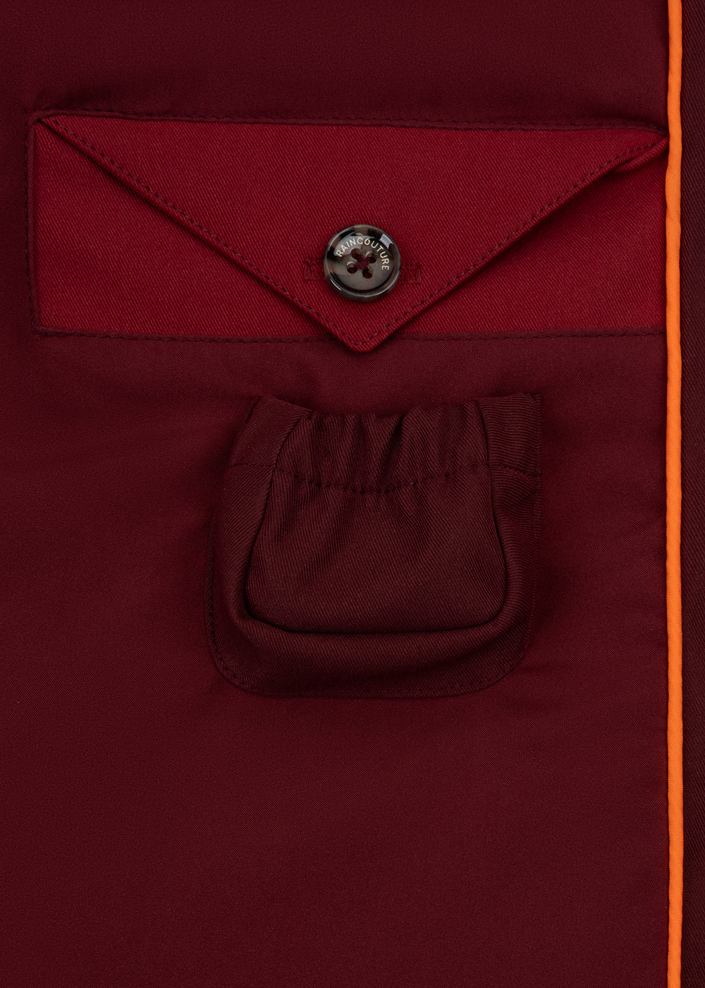 Waterproof Relaxed Fit Trenchcoat  | Burgundy