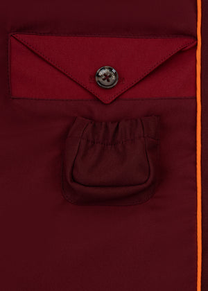 Waterproof Relaxed Fit Trenchcoat  | Burgundy