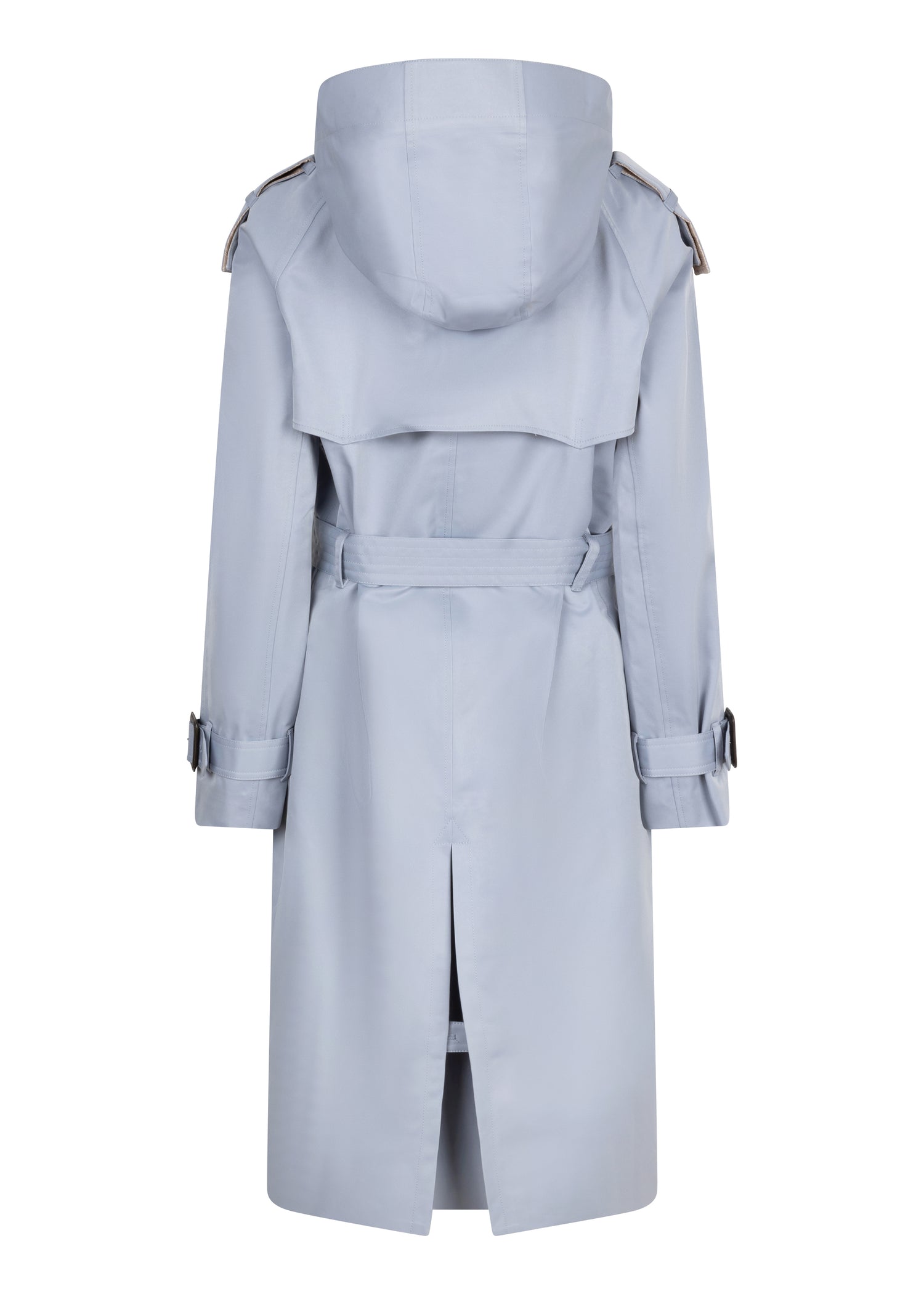 Waterproof Relaxed Fit Trenchcoat  | Glacier Blue