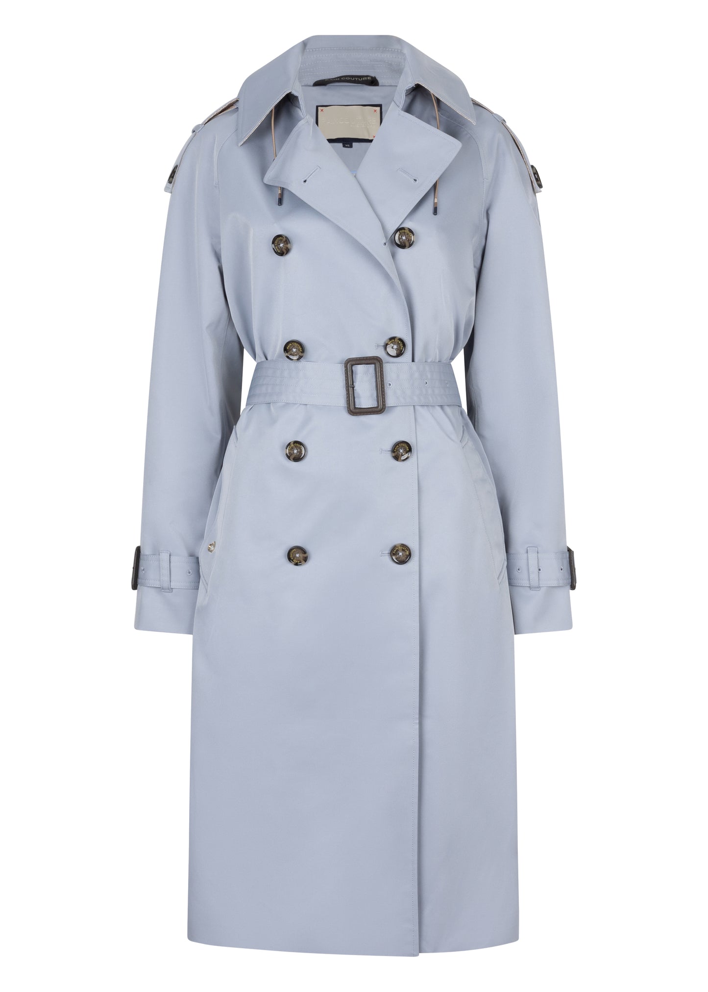 Waterproof Relaxed Fit Trenchcoat  | Glacier Blue