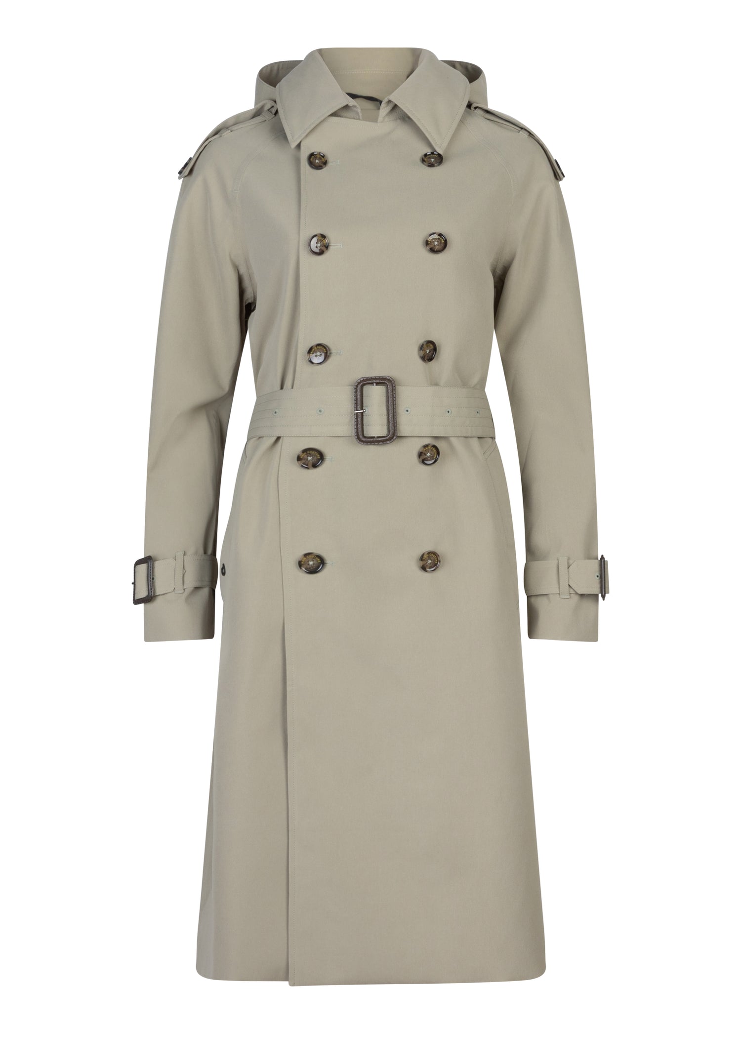 Waterproof Relaxed Fit Trenchcoat  | Khaki Green