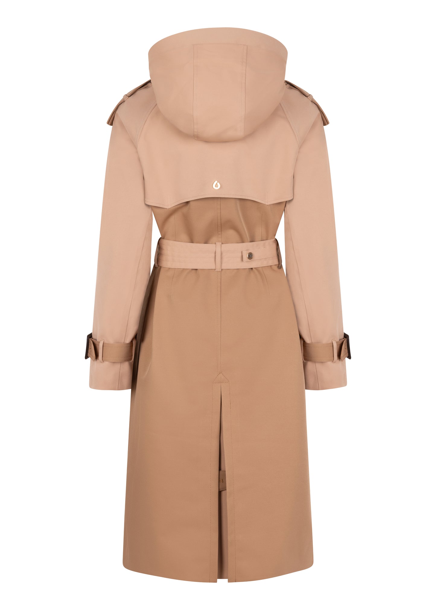 Waterproof Relaxed Fit Trenchcoat  | Beige Two Tone