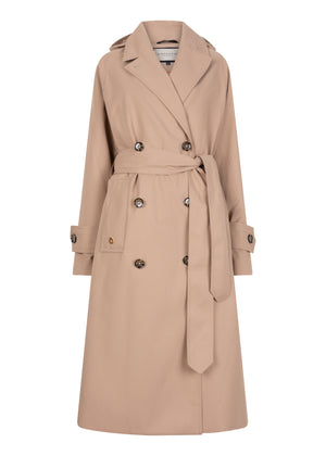 Waterproof Straight-Fit Trenchcoat 2.0 | Beige Lightweight