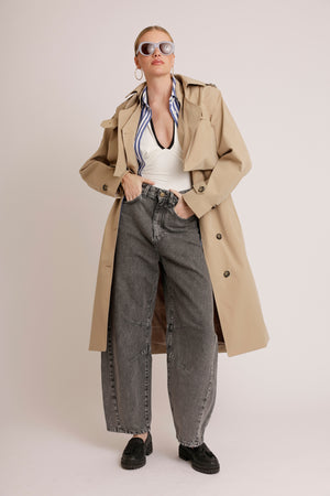 3-in-1 Trench-Dress | Beige