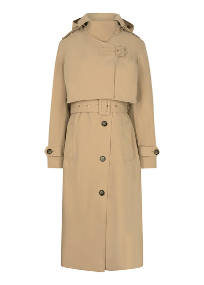 3-in-1 Trench-Dress | Beige