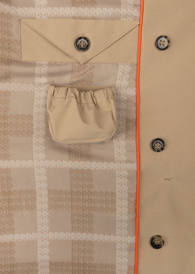 3-in-1 Trench-Dress | Beige