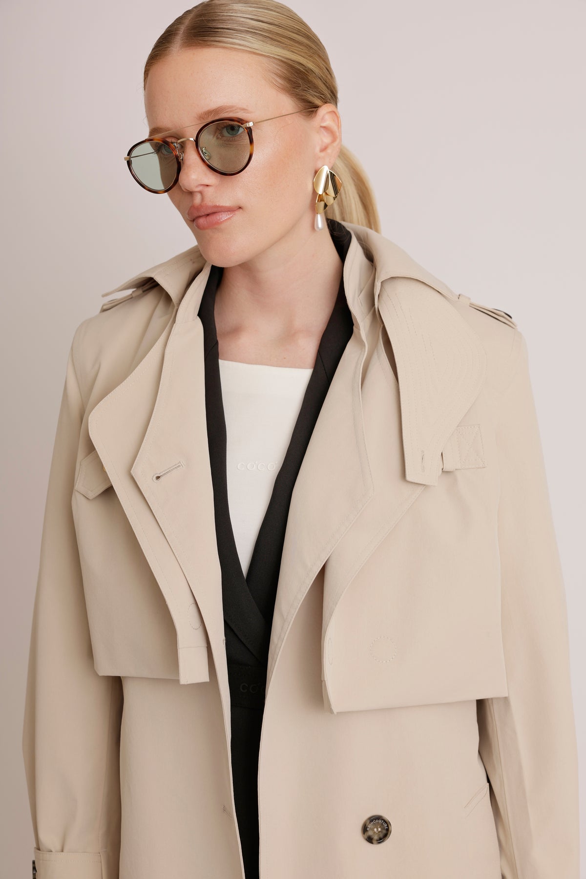 3-in-1 Trench-Dress | Crème