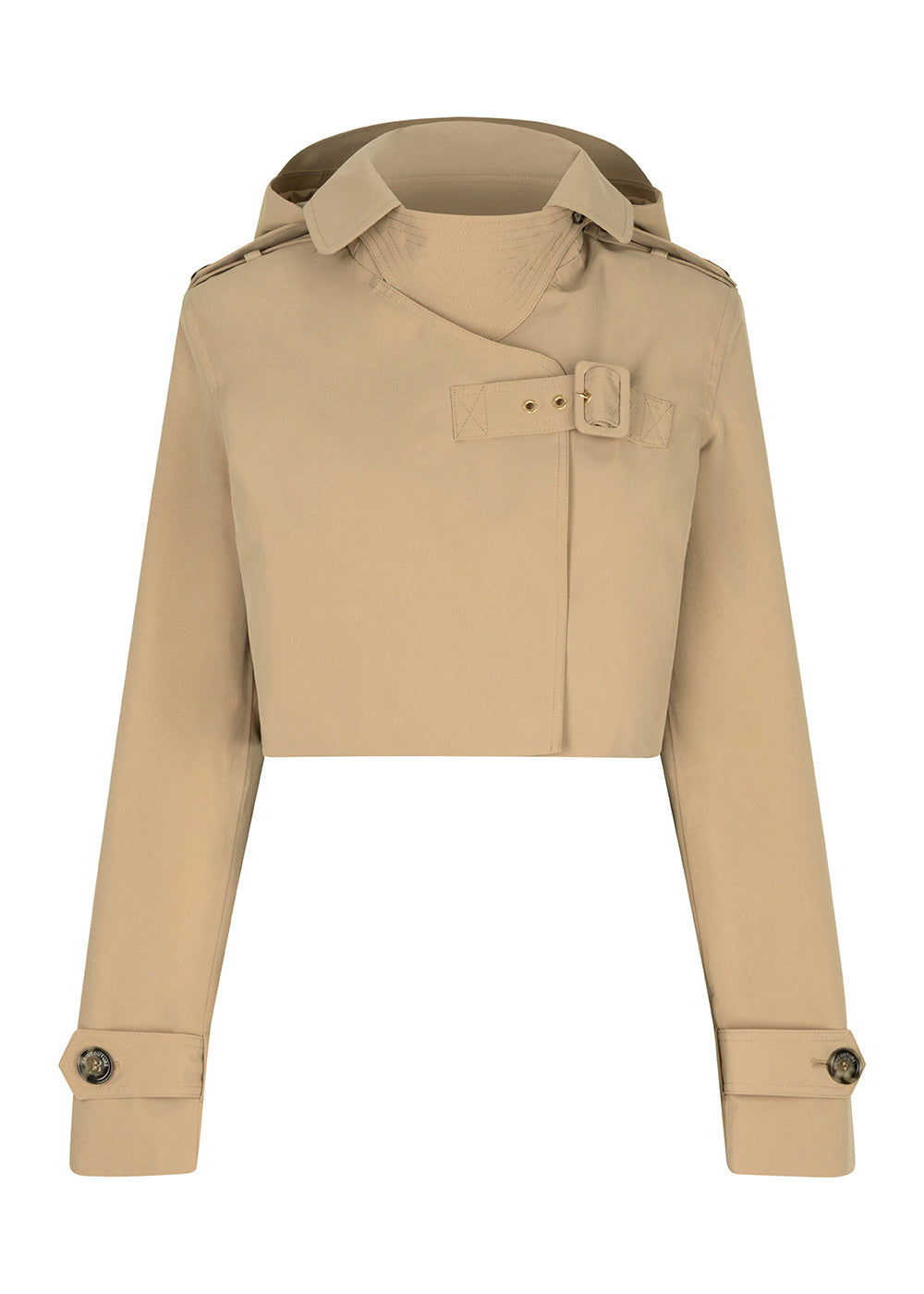 3-in-1 Trench Dress - Beige