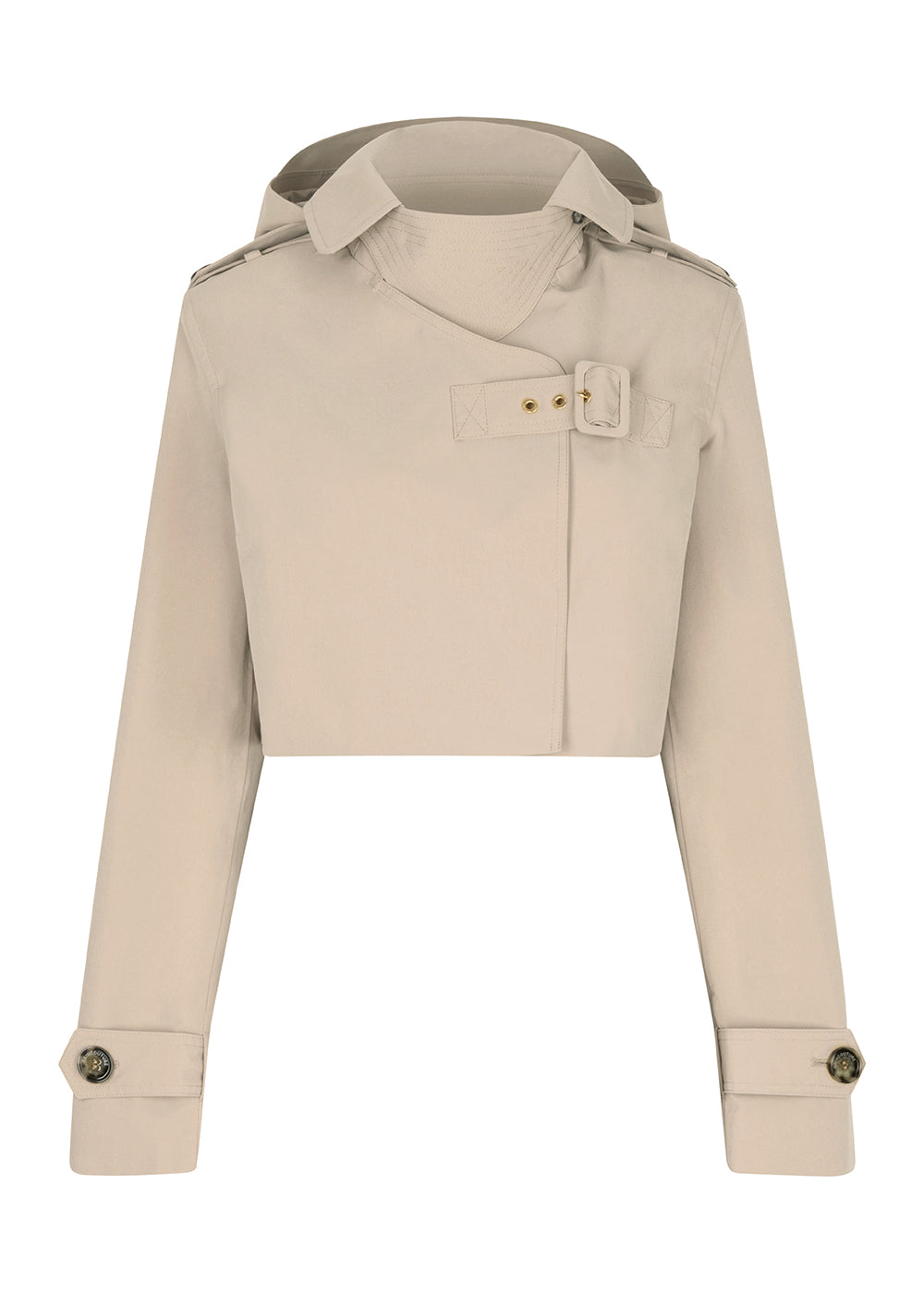 3-in-1 Trench Dress - Cream
