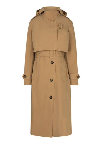 3-in-1 Trench | Soft Brown