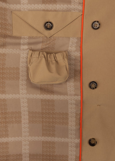 3-in-1 Trench | Soft Brown