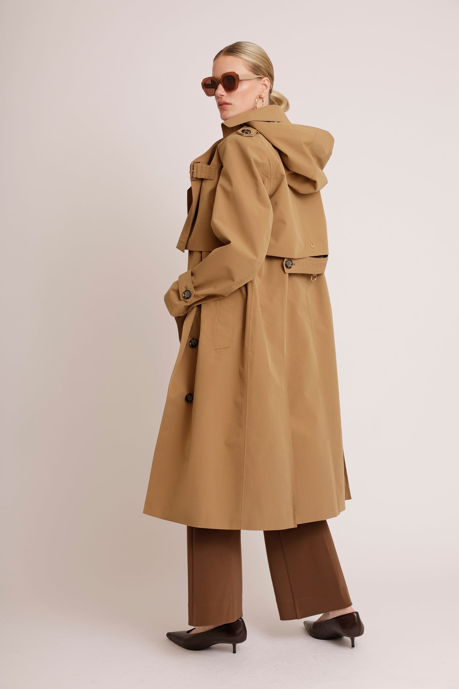 3-in-1 Trench Dress | Soft Brown