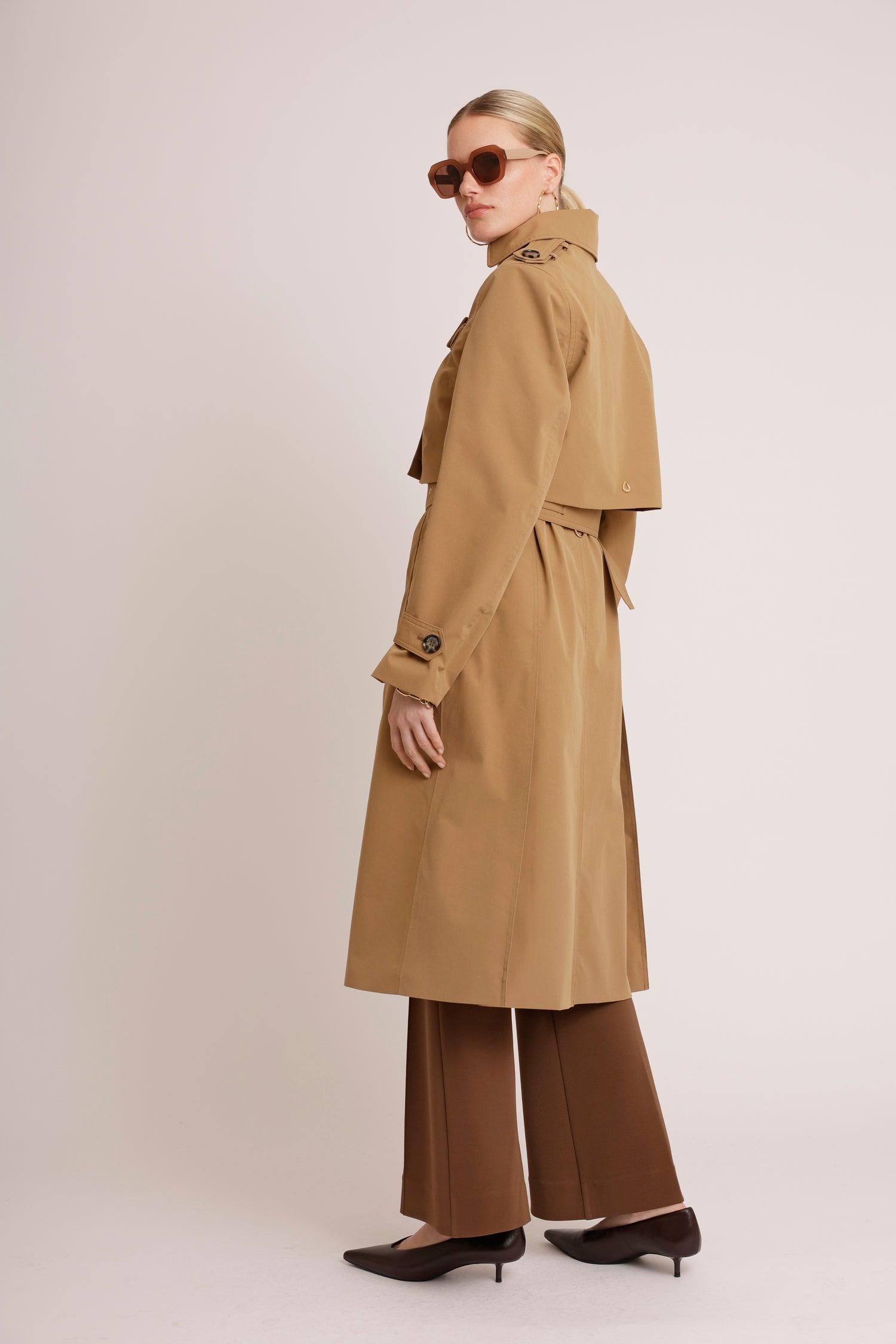 3-in-1 Trench Dress | Soft Brown