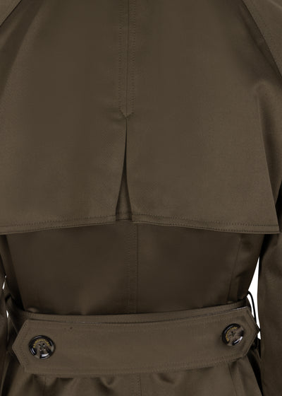 Waterproof Straight-Fit Trenchcoat 2.0 | Satin Green