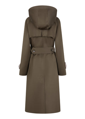 Waterproof Straight-Fit Trenchcoat 2.0 | Satin Green