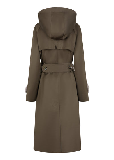 Waterproof Straight-Fit Trenchcoat 2.0 | Satin Green