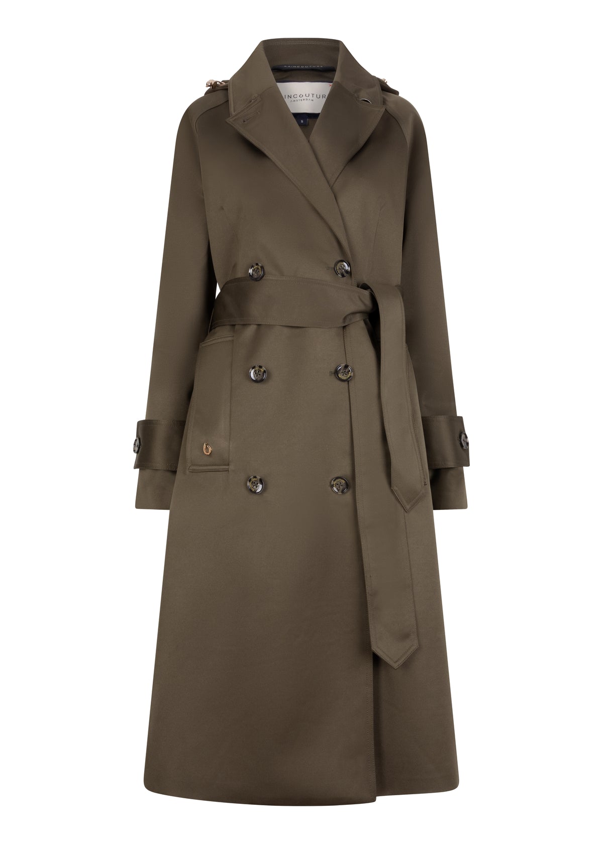 Waterproof Straight-Fit Trenchcoat 2.0 | Satin Green