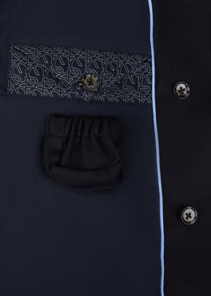 Waterdichte Straight Fit Waistbelt Coat | Mat Zwart