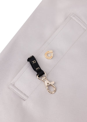 Waterdichte Straight Fit Waistbelt Coat | Zilvergrijs