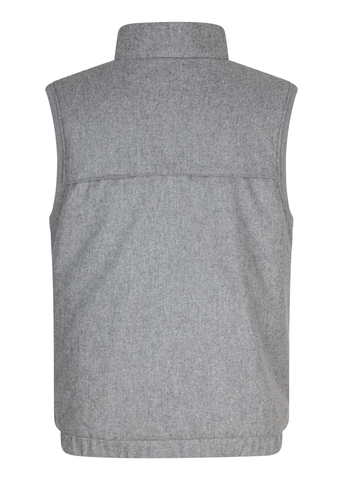 Wool Bodywarmer Jacket | Gray Wool
