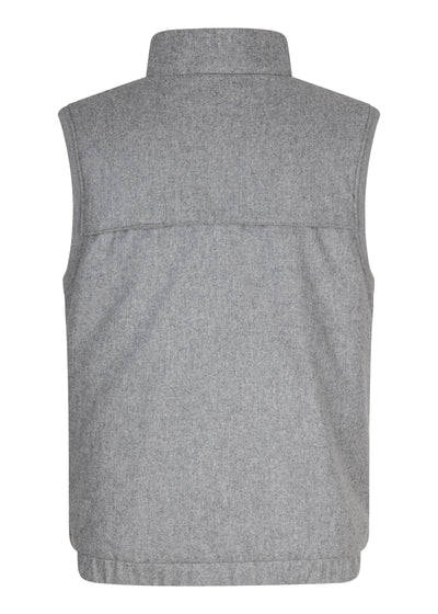 Wool Bodywarmer Jacket | Gray Wool