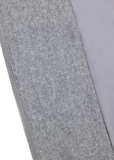 Wool Bodywarmer Jacket | Gray Wool