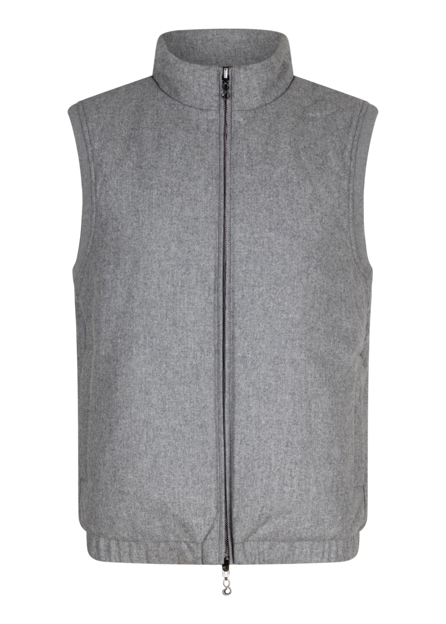 Wool Bodywarmer Jacket  | Gray Wool