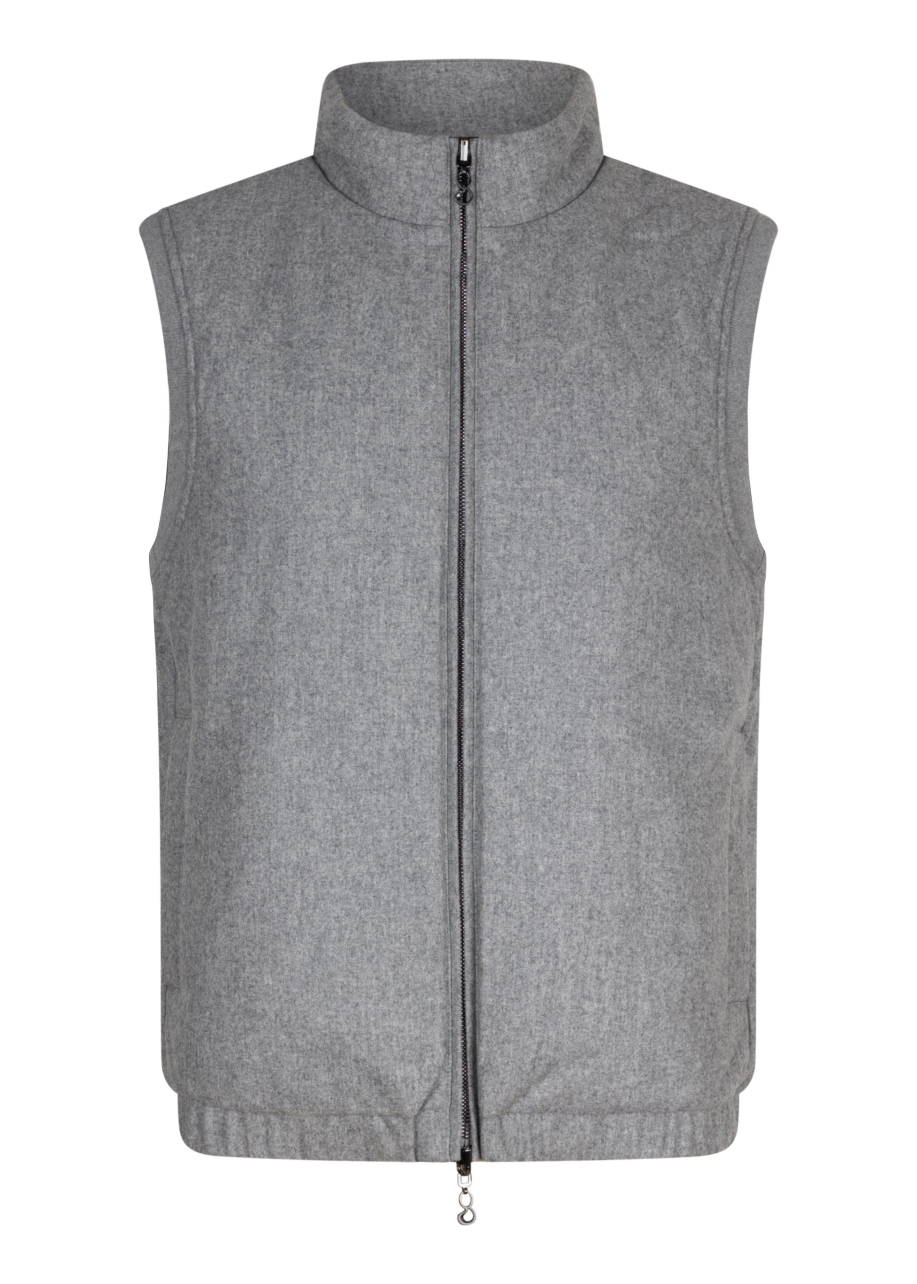 Waterproof Wool Bodywarmer Jacket  | Gray Wool