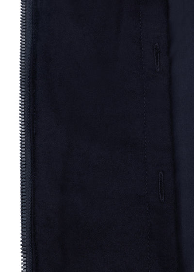 Wool Bodywarmer Jacket  | Navy Wool