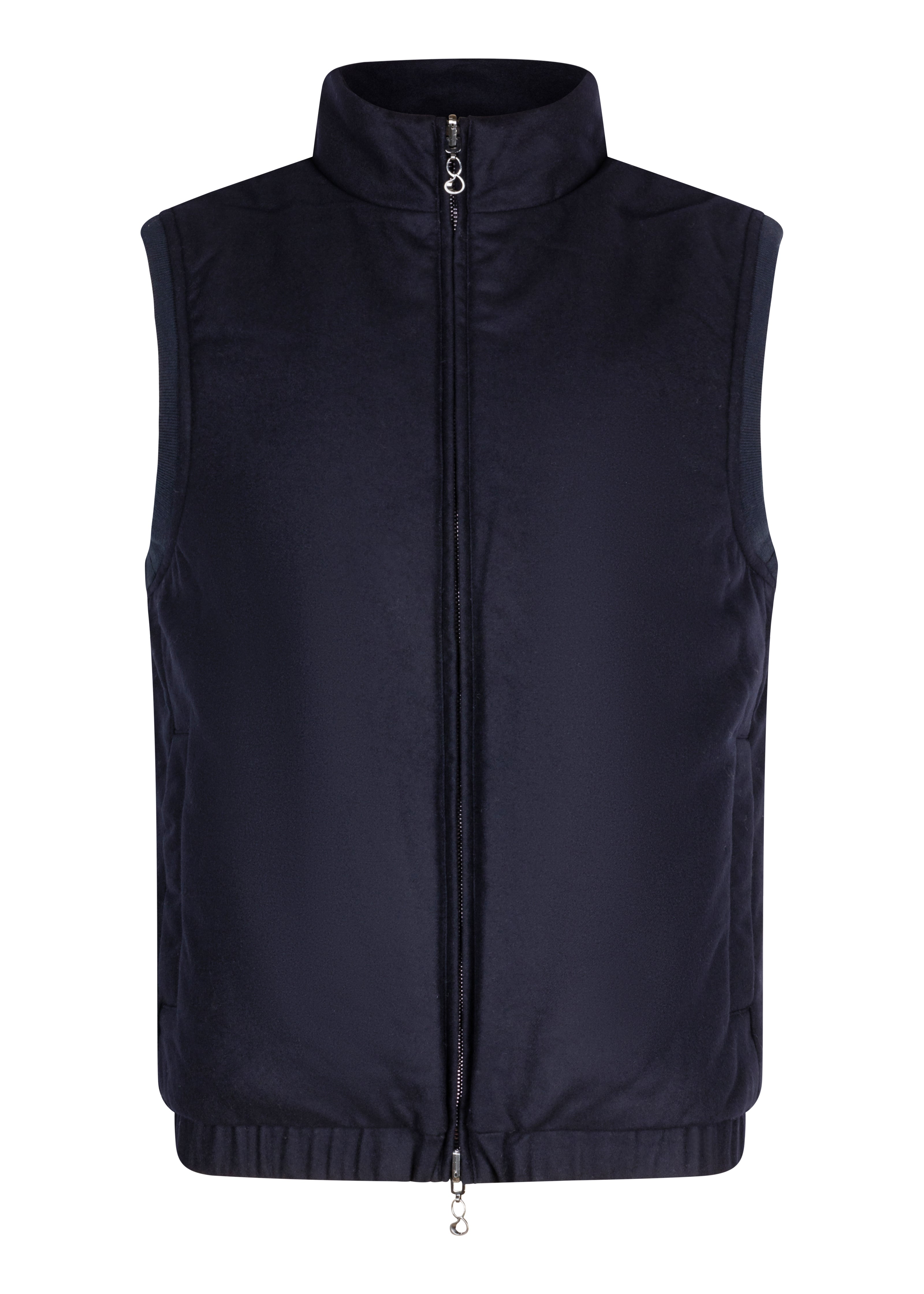 Waterproof Wool Bodywarmer Jacket  | Navy Wool