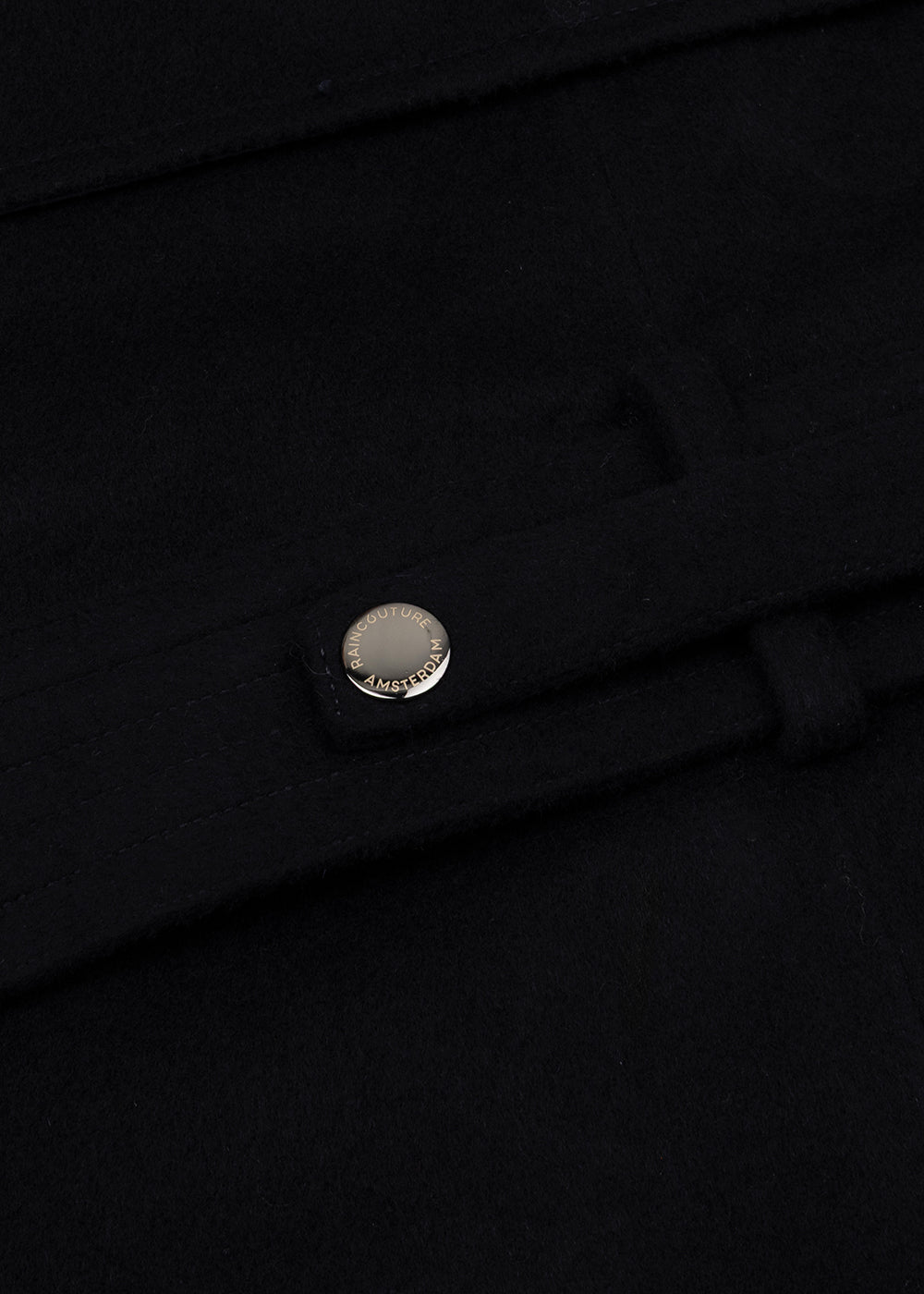 Waterproof Poncho Cape | Black Wool