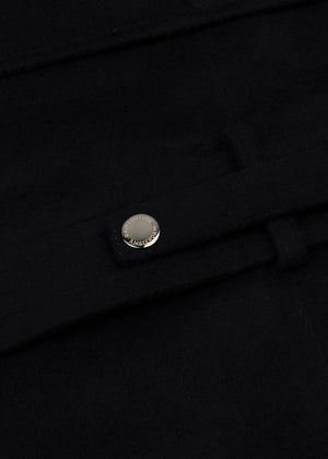 Waterproof Poncho Cape | Black Wool