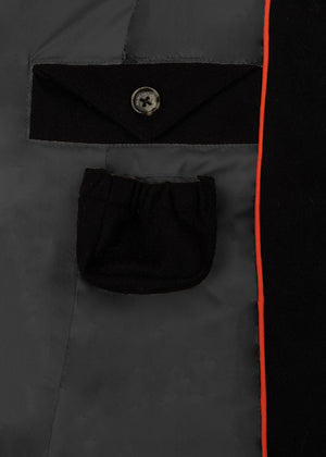 Waterproof Poncho Cape | Black Wool