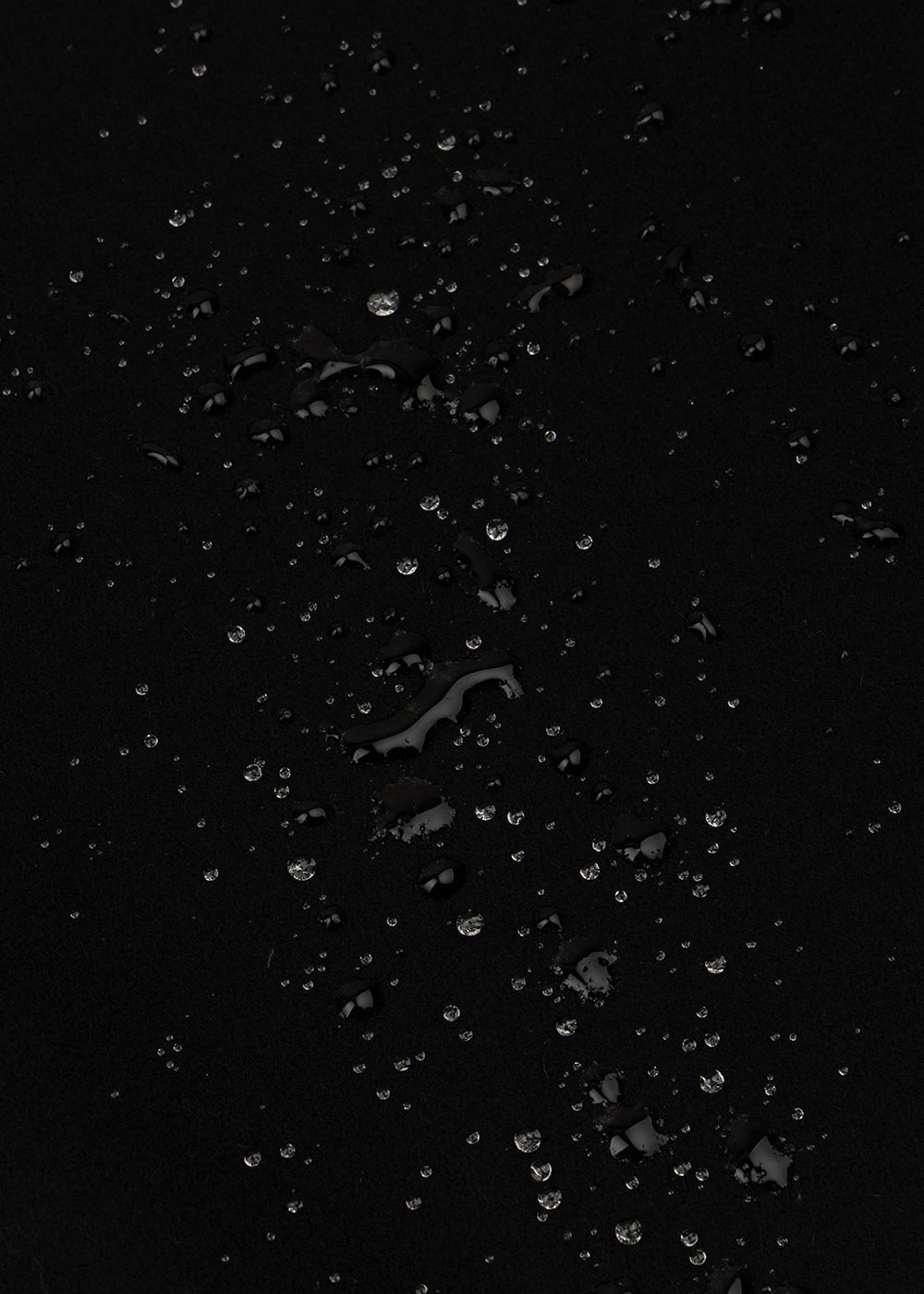 Waterproof Poncho Cape | Black Wool