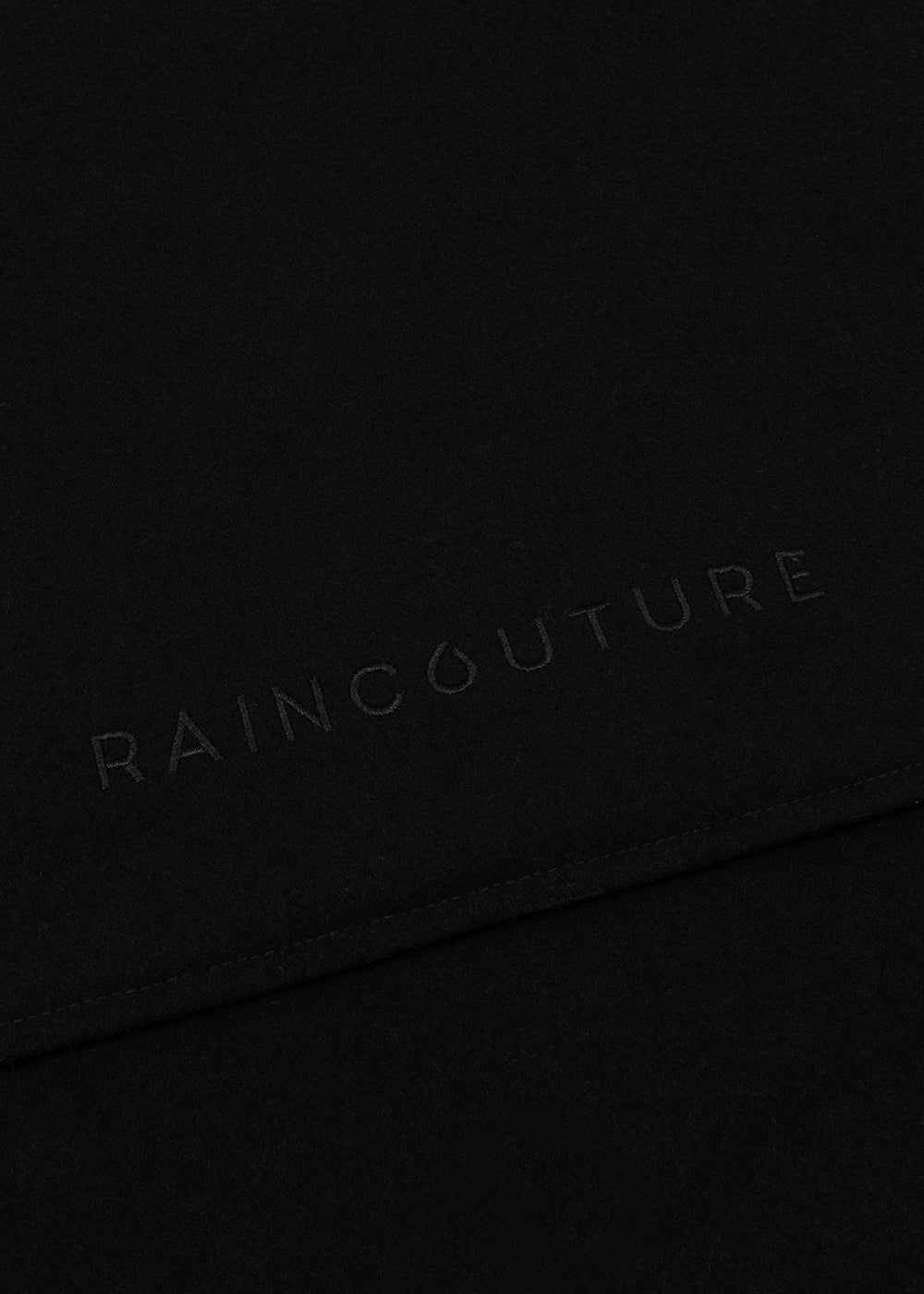 Waterproof Wool Scarf | Black