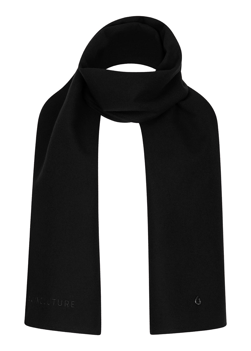 Waterproof Wool Scarf | Black
