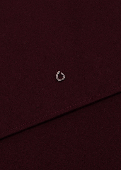 Waterproof Wool Scarf | Burgundy