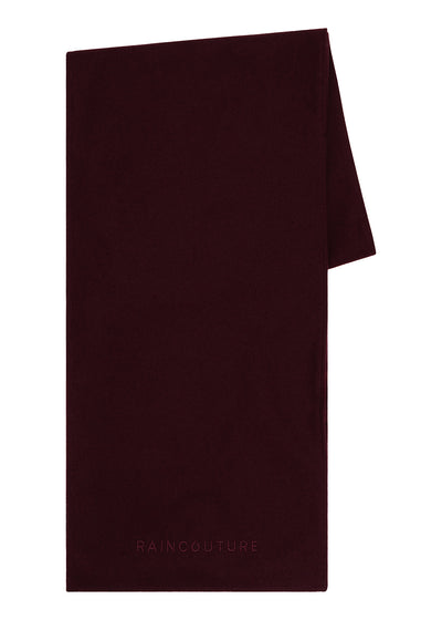 Waterproof Wool Scarf | Burgundy