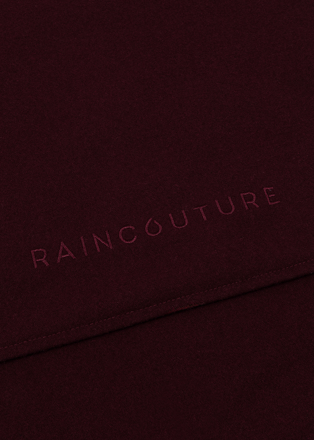 Waterproof Wool Scarf | Burgundy