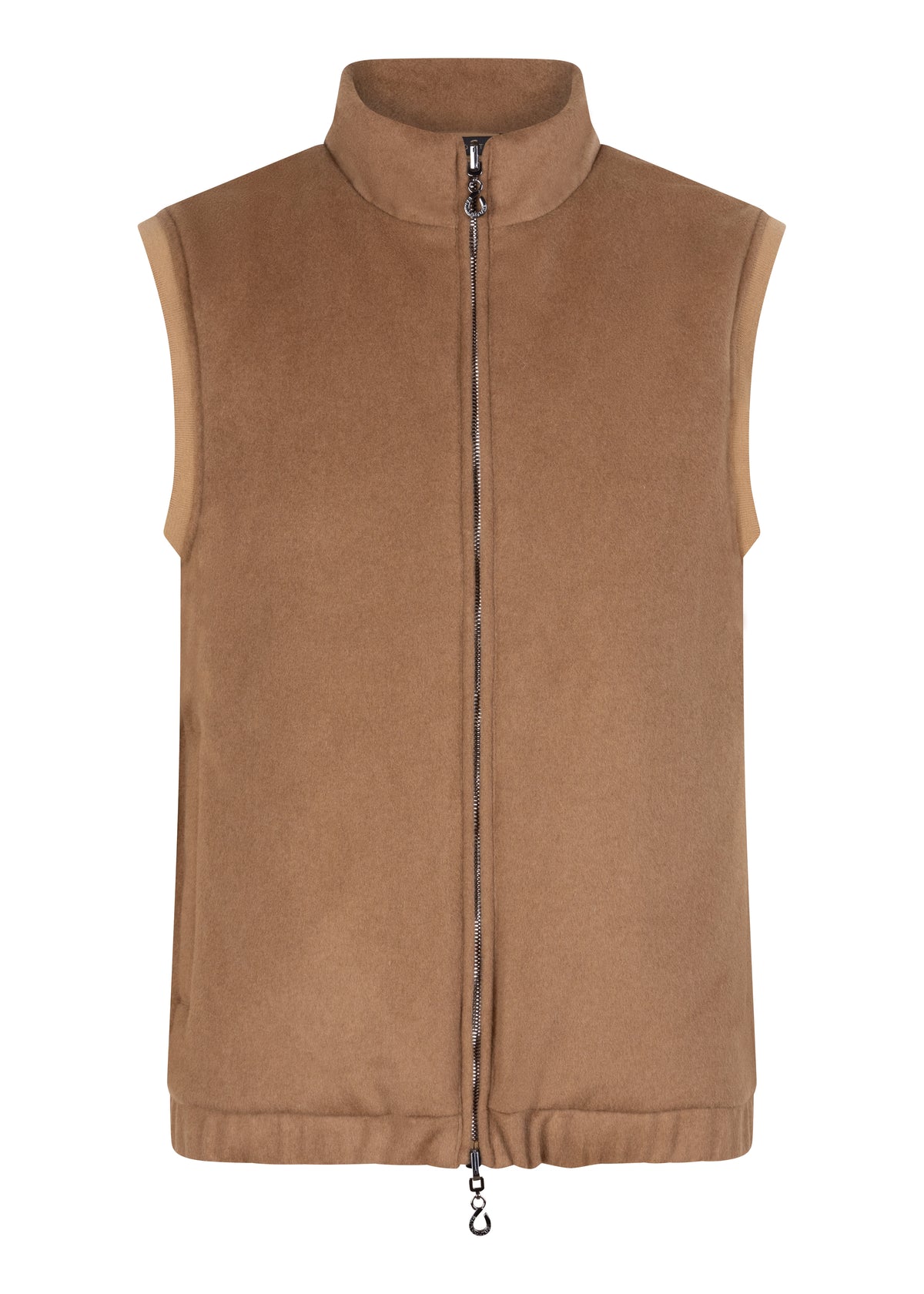 Wool Bodywarmer Jacket | Beige Wool