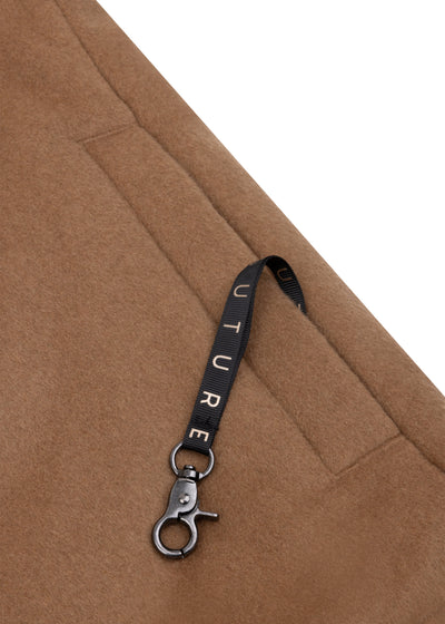 Wool Bodywarmer Jacket | Beige Wool